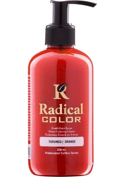 New 25/orange Amonyaksız Su Bazlı Saç Boyası 250 ml 1 Adet Turuncu
