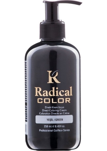 New 25/green Amonyaksız Su Bazlı Saç Boyası 250 ml 1 Adet Yeşil