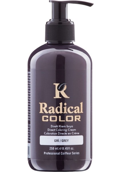 New 25/grey Amonyaksız Su Bazlı Saç Boyası 250 ml 1 Adet Gri