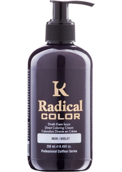New 25/violet Amonyaksız Su Bazlı Saç Boyası 250 ml 1 Adet Mor