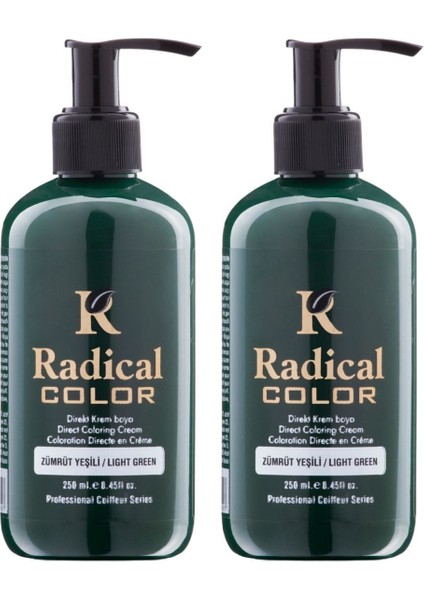 New 25/emerald Amonyaksız Su Bazlı Saç Boyası 250 ml 2 Adet Zümrüt Yeşili