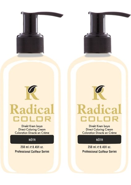 New 25/mixerizer Amonyaksız Su Bazlı Saç Boyası 250 ml 2 Adet Pastel Nötr