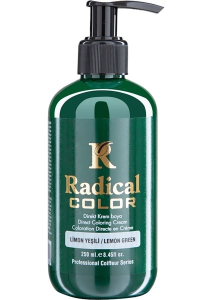 New 25/limegreen Amonyaksız Su Bazlı Saç Boyası 250 ml 1 Adet Limon Yeşili