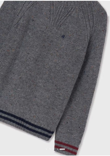 Erkek Çocuk Gri Örme Kazak 7390