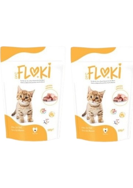 Kitten Tavuklu Yavru Kedi Maması 500 gr x 2 Adet - Sağlıklı Büyüme Için Tam ve Dengeli Seçim