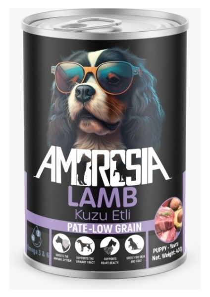 Pate Puppy Kuzu Etli Yavru Köpek Konserve 400 gr x 3 Adet