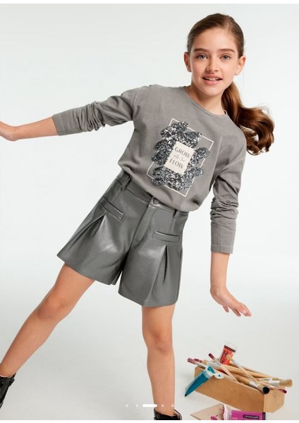 Mayoral Kız Çocuk Vinil Şort Etek 7213 fırsatları