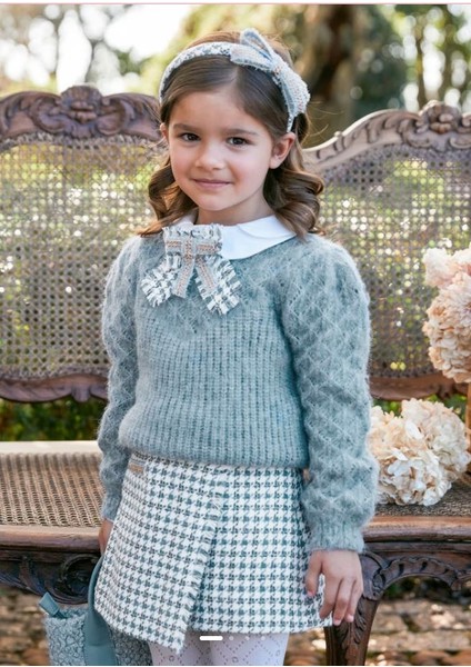 Abel&lula Kız Çocuk Örme Kazak 5823