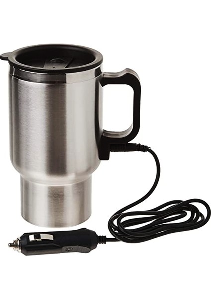 Robinanka Araç - Oto- 12V Çelik Bardak Kettle Su Isıtıcısı Çakmaklık Fişli