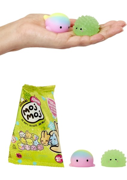 Moj Moj Squish Sürpriz Yumuşak Esnek Figürler - 1 Paket (2 Li Figür)