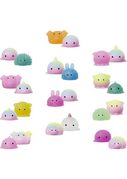 Moj Moj Squish Sürpriz Yumuşak Esnek Figürler - 1 Paket (2 Li Figür)
