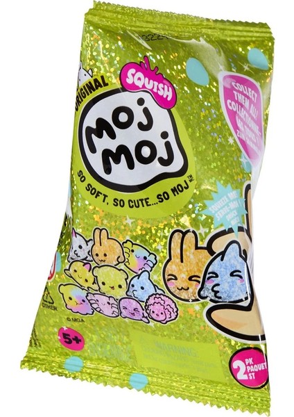 Moj Moj Squish Sürpriz Yumuşak Esnek Figürler - 1 Paket (2 Li Figür)