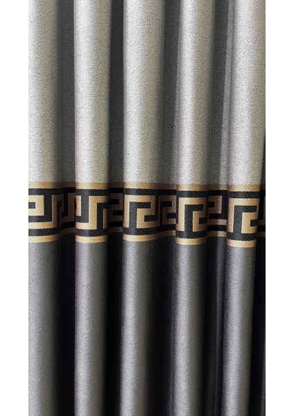 Pano Fon Versace Gri (Tek Kanat)