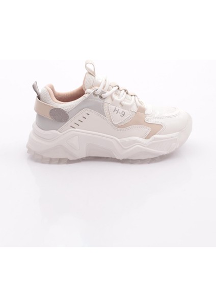 65121 Kadin Bağcikli Kalin Taban Spor Ayakkabi