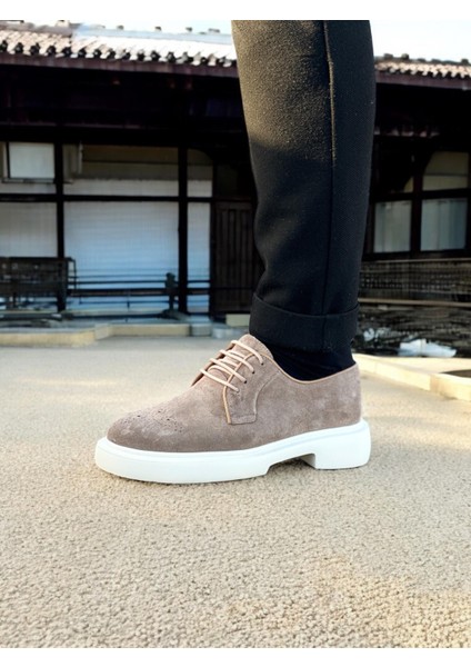 Beige Mıyara 3291 Hakiki Deri Erkek Casual Ayakkabı Bej modelleri