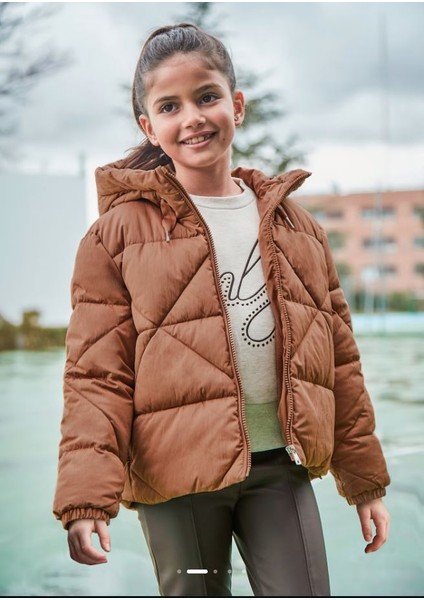 Kız Çocuk Dolgu Mont 7484