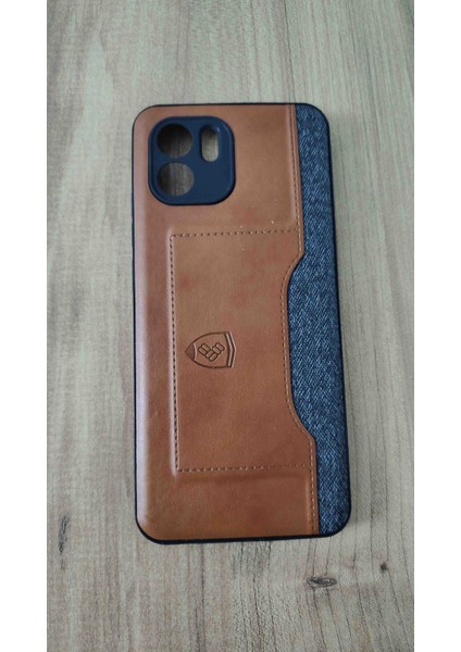 Apple iPhone 13 Promax Silikon Kılıf Kart Detaylı Koyu Kahve