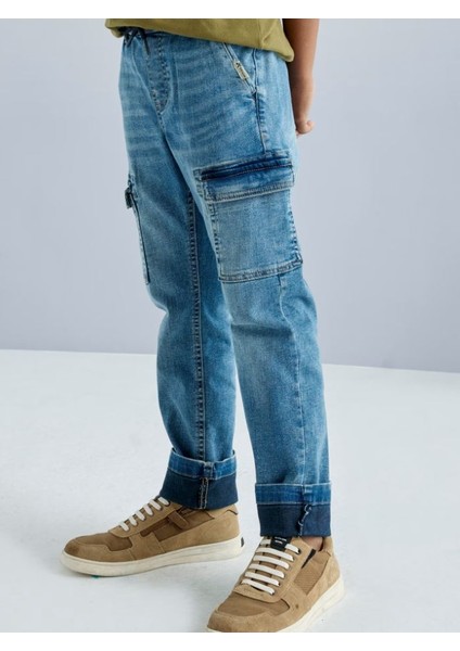 Erkek Çocuk Kargo Jean Pantolon 7534 modelleri