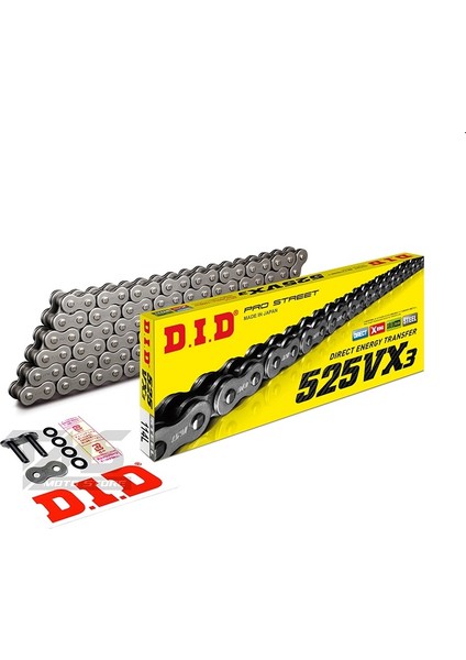 Suzuki GSR600 B Yoshimura 10 Motosiklet Zinciri Vx3 Çelik Dıd