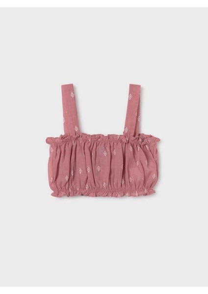 Mayoral Kız Çocuk Yazlık Gömlek Büstiyer 2 Li Set 6105 modelleri