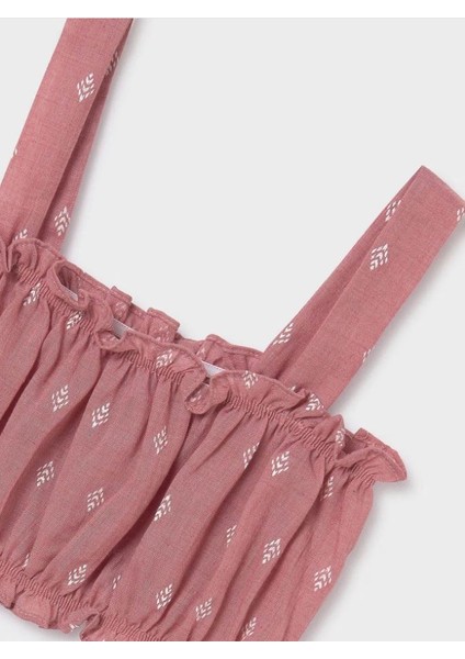 Mayoral Kız Çocuk Yazlık Gömlek Büstiyer 2 Li Set 6105 fırsatları