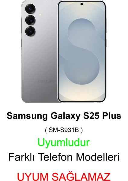 Samsung Galaxy S25 Plus Mat Uyumlu Siyah Kılıf – Yumuşak Silikon, Koruyucu, Şok Emici Kapak