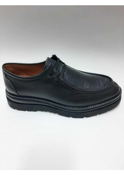 Deri Bağcıklı Siyah Sisley Model Hafif Taban Erkek Ayakkabı C-87SSLYMRT25