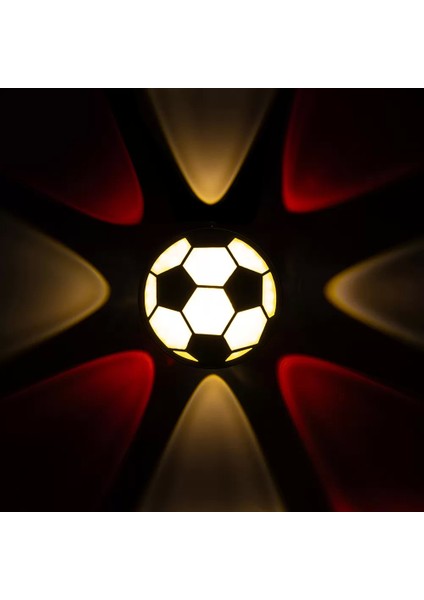 Gün Işığı - Kırmızı Futbol Topu Dekoratif LED Duvar Aplik modelleri