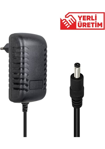 19.75 Volt - 1 Amper 4.0*1.35 Uçlu Yerli Üretim Plastik Kasa Priz Tipi Adaptör