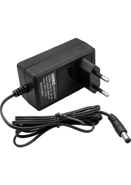 15 Volt - 1 Amper - 15 Watt 5.5*2.5 Uçlu Yerli Üretim Priz Tipi Adaptör