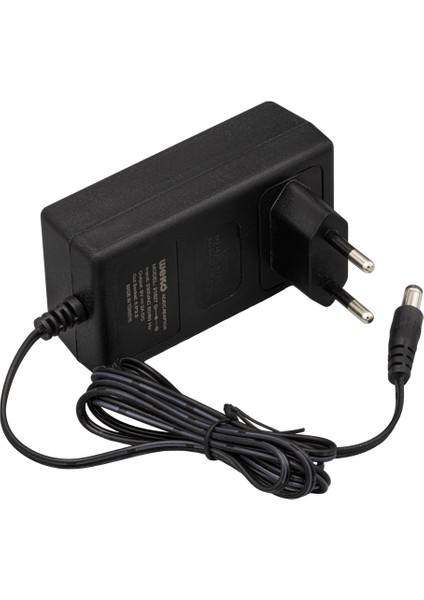 9 Volt - 2 Amper 5.5*2.5 Uçlu Yerli Üretim Plastik Kasa Priz Tipi Kutusuz Adaptör