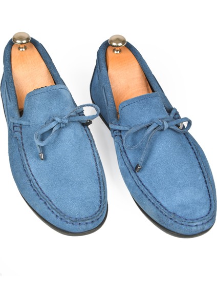 Bağcık Detaylı Yazlık Süet Deri Günlük Ayakkabı Loafer 2509964