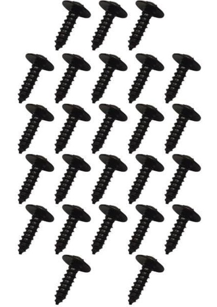 Grenaj-Kaporta Sac Vidası 25'li Siyah 4,2X16