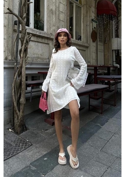 Chloe Ajurlu Sırt Dekolte Elbise 2760