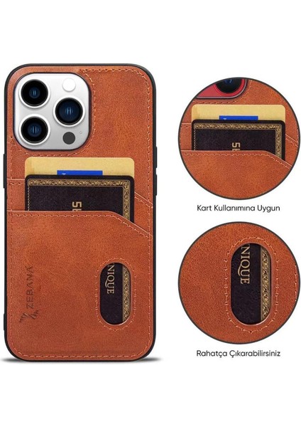 Redmi Note 9 Uyumlu Zebana Kartlıklı Pu Deri Kılıf fiyatları