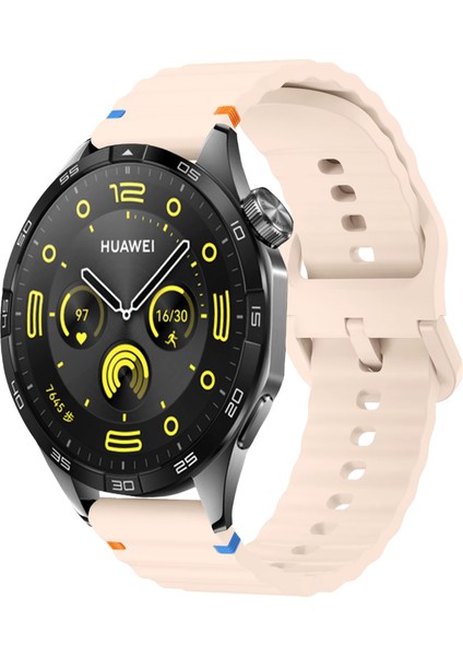 Huawei Watch Gt5 46 mm ile Uyumlu Kordon Stitched Design Spor Kordon 22 mm