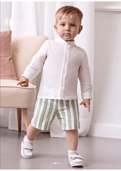 Abel&lula Erkek Bebek Gömlek Bermuda 2 Lü Set 5254