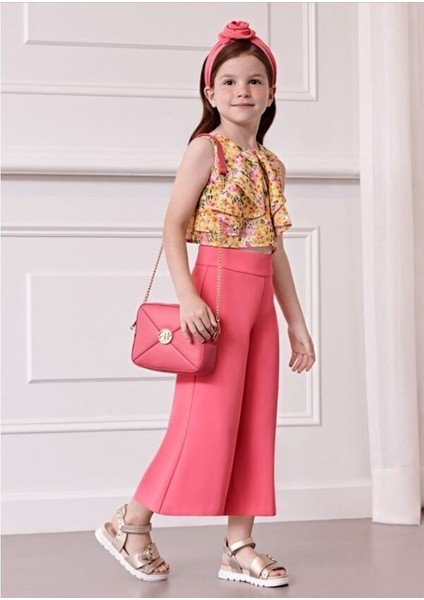 Abel&lula Kız Çocuk Pantolon Bluz 2 Li Set 5278