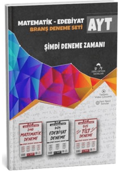 2025 Ayt Matematik, Edebiyat ve Trigonometri-Limit-Türev-Integral Deneme Sınavı Seti + Defter Hediyeli