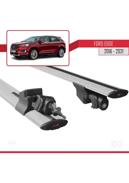 Ford Edge (CD539) 2016-2021 Arası ile Uyumlu Hook Model Ara Atkı Tavan Barı Gri 2 Adet fırsatları