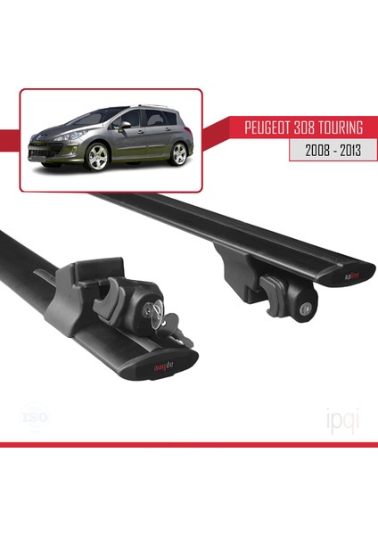 Peugeot 308 (T7) Sw 2008-2013 Arası ile Uyumlu Hook Model Ara Atkı Tavan Barı Siyah 2 Adet fırsatları