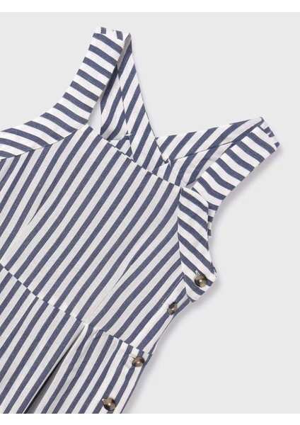 Kız Çocuk Çizgili Tulum 6855 fırsatları