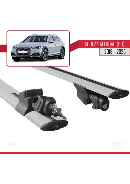 A4 (B9) Allroad 2016 ve Sonrası ile Uyumlu Hook Model Ara Atkı Tavan Barı Gri 2 Adet fırsatları