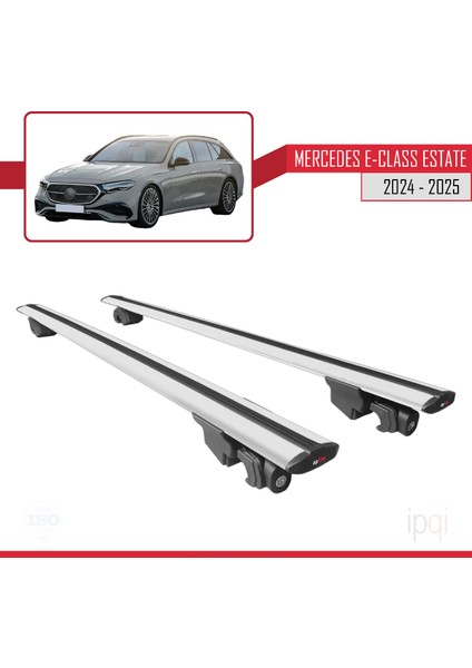 Mercedes E-Class Estate 2021 ve Sonrası ile Uyumlu Hook Model Ara Atkı Tavan Barı Gri 2 Adet fırsatları