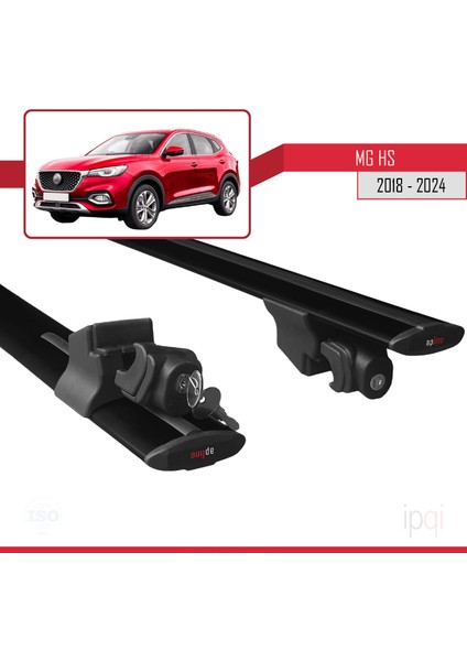Mg Hs (AS23) 2018-2024 Arası ile Uyumlu Hook Model Ara Atkı Tavan Barı Siyah 2 Adet fırsatları