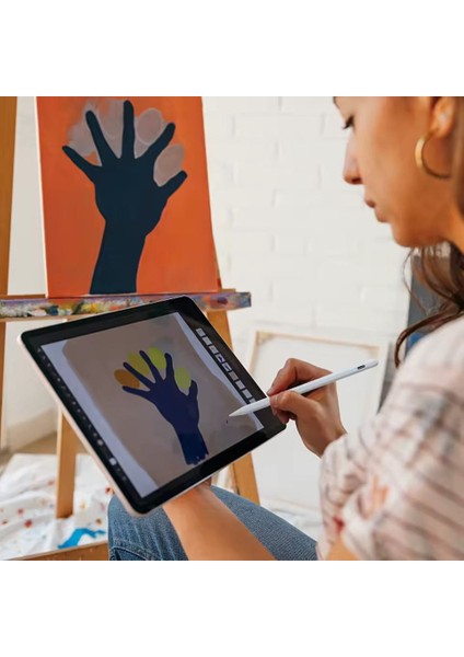 Apple iPad Pro 12.9 3. Nesil A1876 Uyumlu Universal Ios Android Tablet Yazı Çizim Kalemi