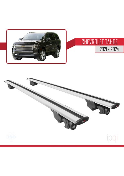 Chevrolet Tahoe 2021-2024 Arası ile Uyumlu Hook Model Ara Atkı Tavan Barı Gri 2 Adet fırsatları