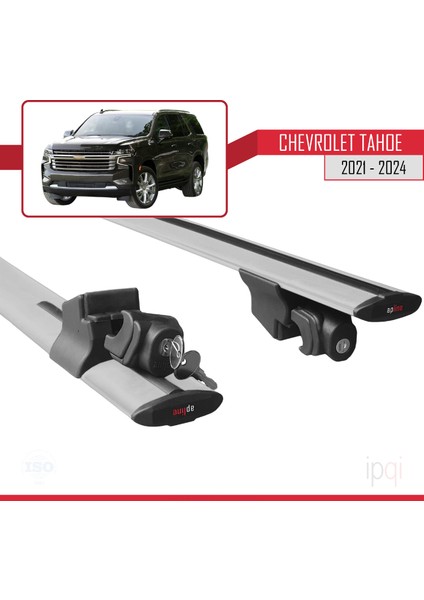 Chevrolet Tahoe 2021-2024 Arası ile Uyumlu Hook Model Ara Atkı Tavan Barı Gri 2 Adet indirimleri