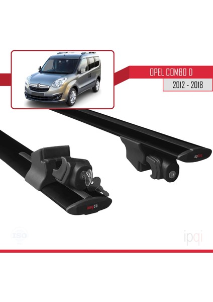 Opel Combo D 2012-2018 Arası ile Uyumlu Hook Model Ara Atkı Tavan Barı Siyah 2 Adet fırsatları