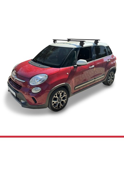 Fiat 500 L 2012-2017 Arası ile Uyumlu Ace-4 Ara Atkı Tavan Barı Siyah 2 Adet modelleri